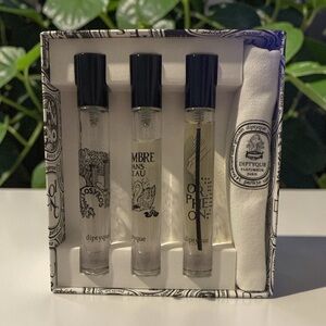 Diptyque Set of 3 Eau de toilette Philosykos, L'Ombre & Orpheon 3 x .25 fl. Oz.